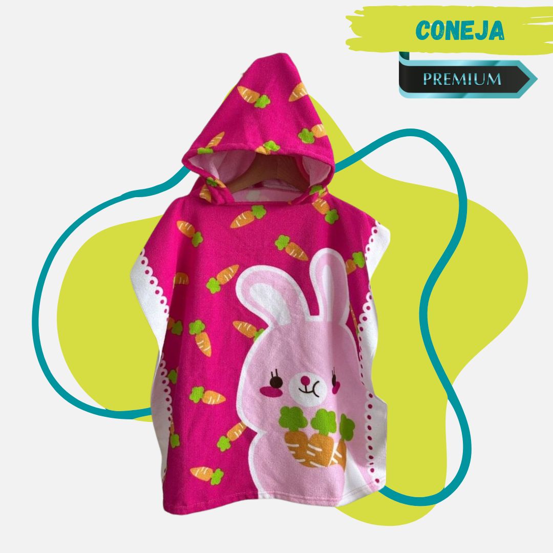 Toalla Divertida Con Capucha Para Niños
