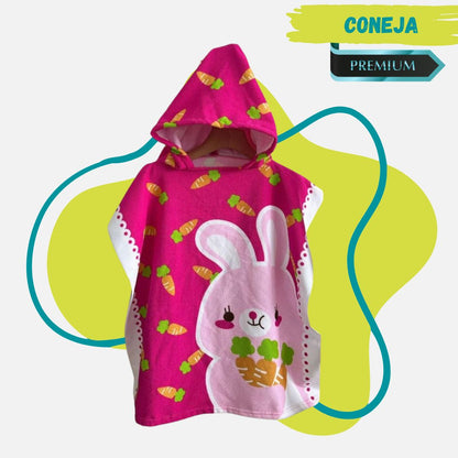 Toalla Divertida Con Capucha Para Niños