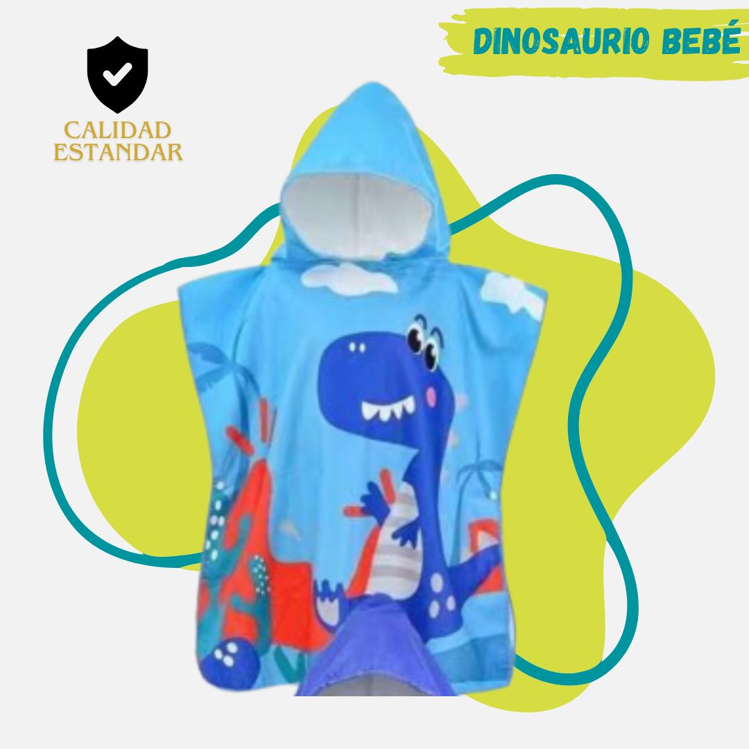 Toalla Divertida Con Capucha Para Niños