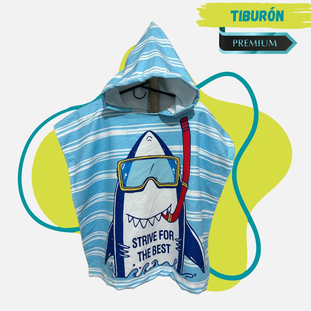 Toalla Divertida Con Capucha Para Niños
